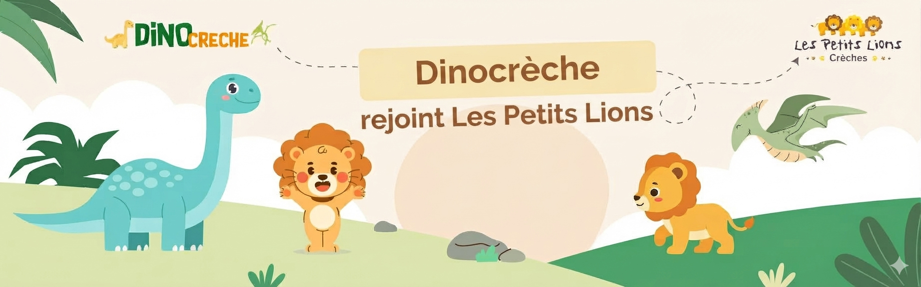 Dinocrèche rejoint Les Petits Lions